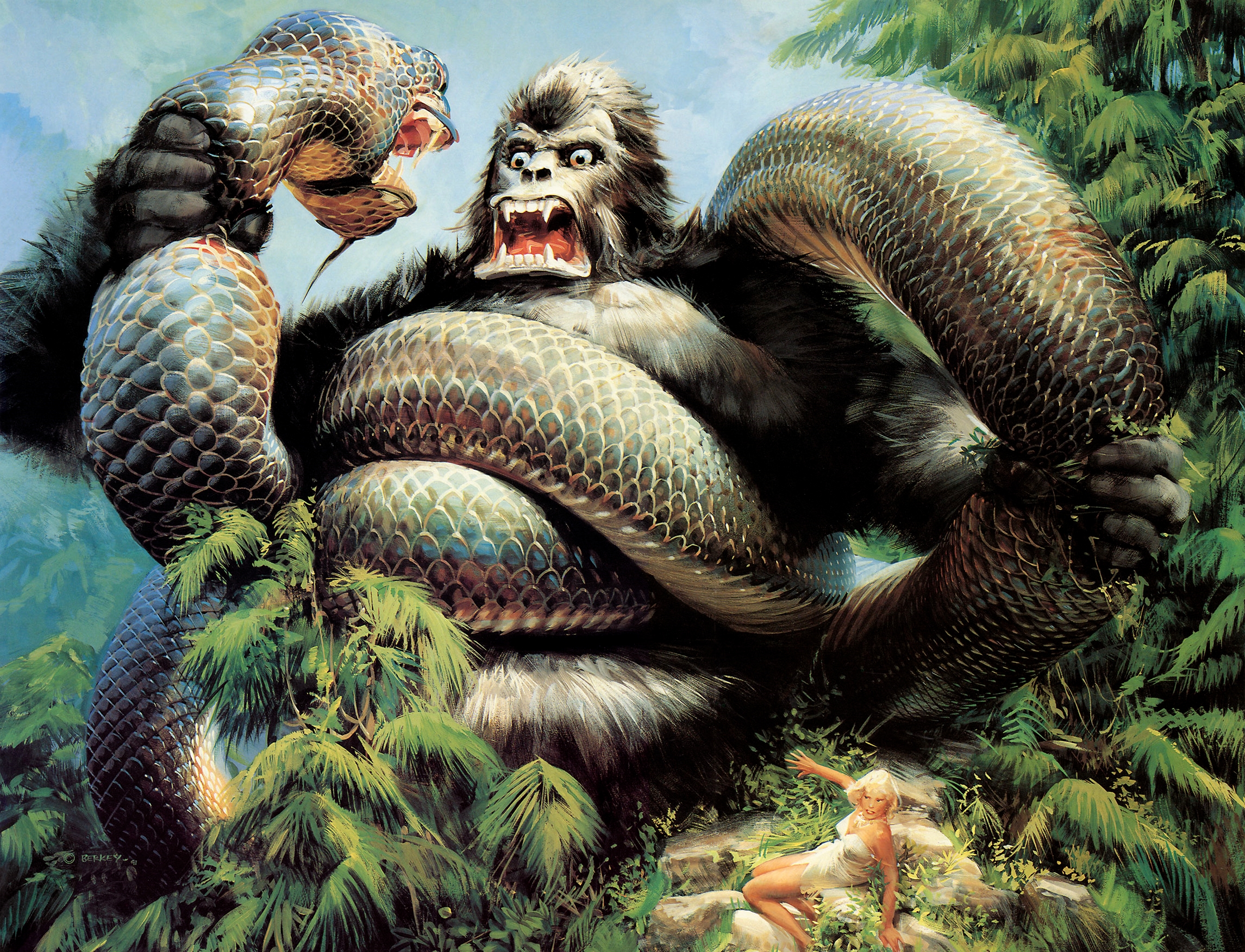 King Kong Vs Serpente - HD Wallpaper 