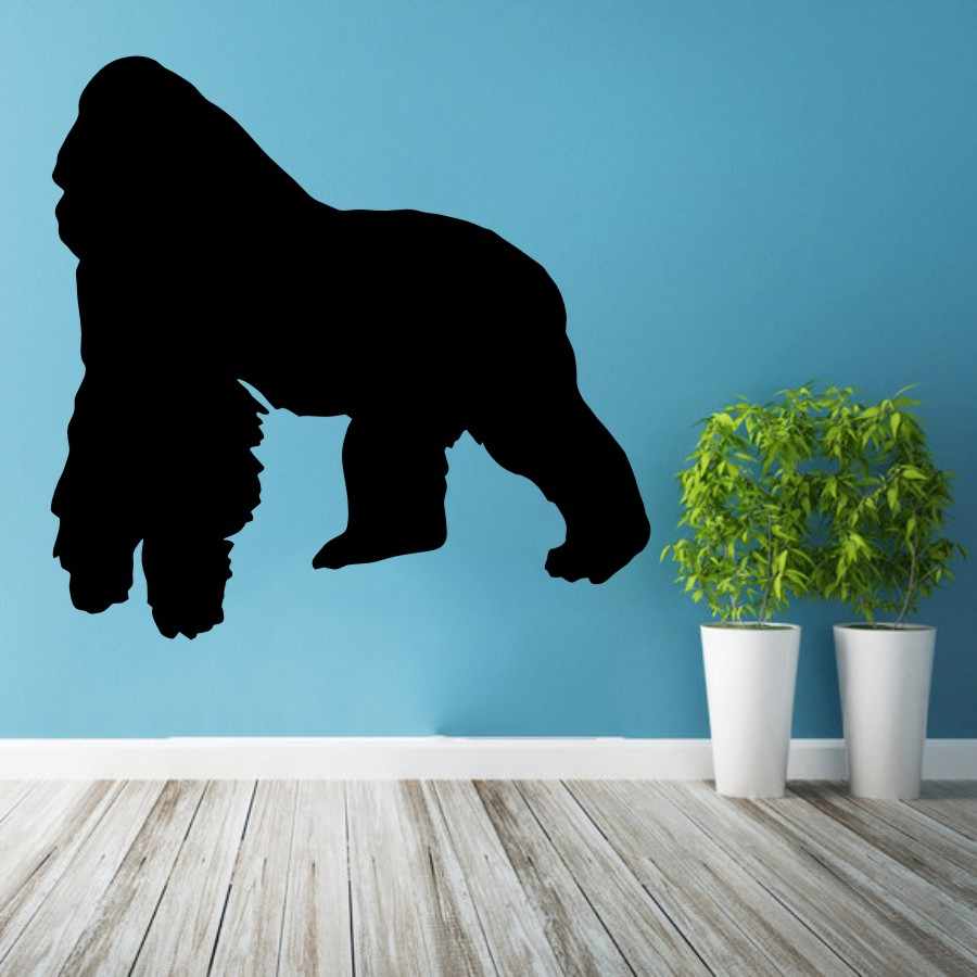 Wall Decal Vinyl Sticker King Kong Gorilla Removable - Gambar Jaring Laba Laba Di Tembok - HD Wallpaper 