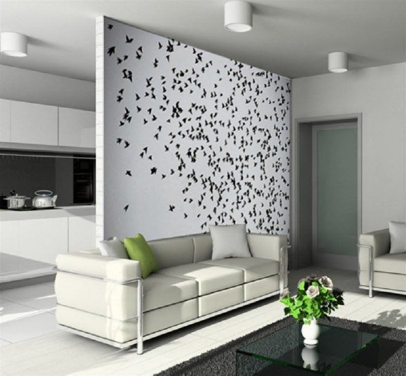 Wall Interior Designs For Home - HD Wallpaper 