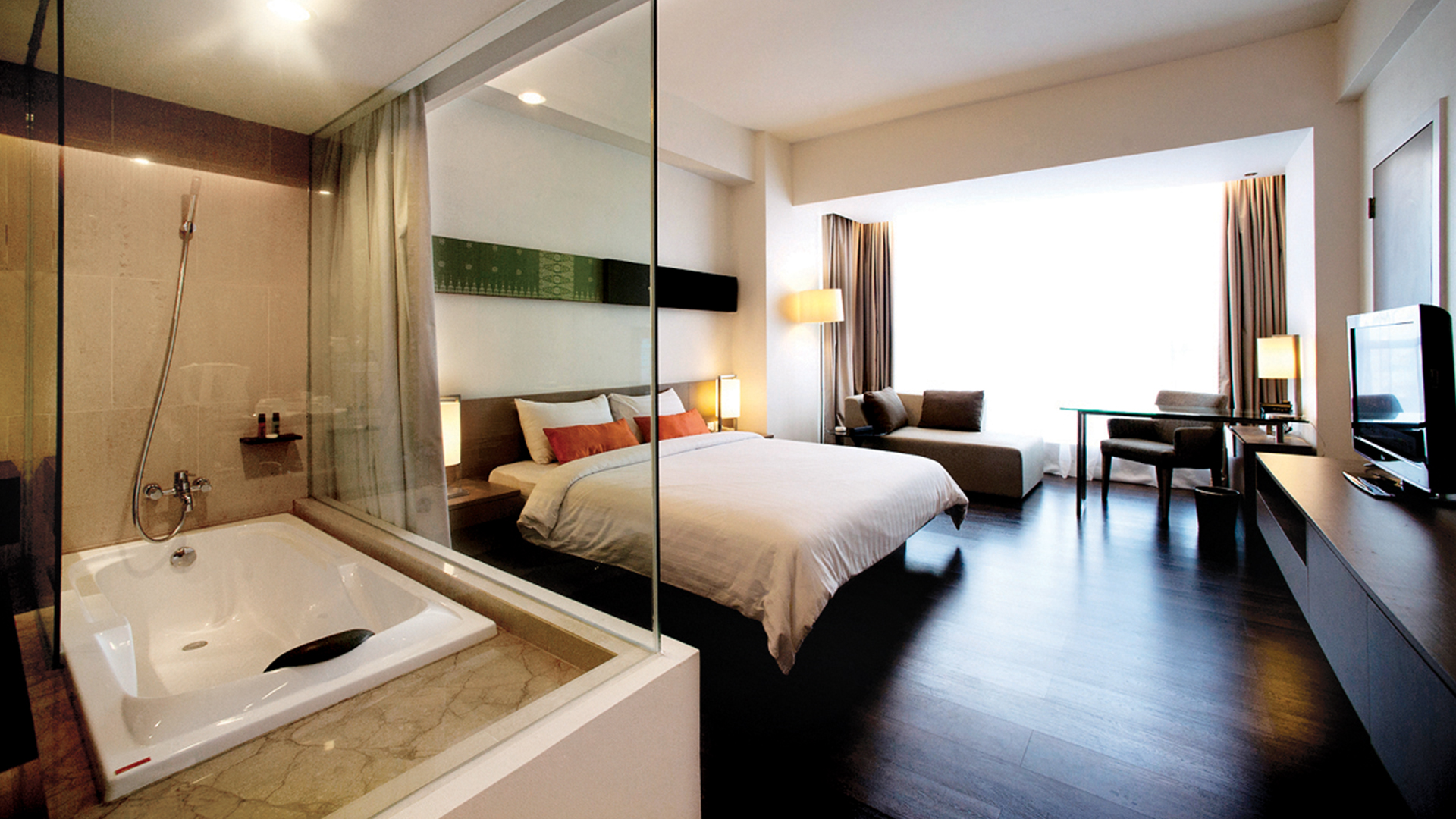 Kamar Hotel Premiere Pekanbaru - HD Wallpaper 