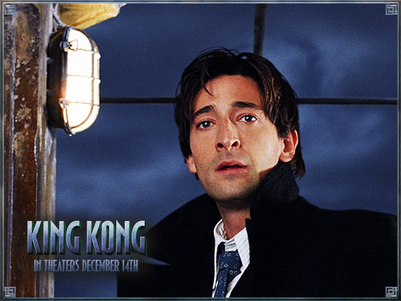 Adrien Brody In King Kong Wallpaper - Adrien Brody Jack Driscoll King Kong - HD Wallpaper 