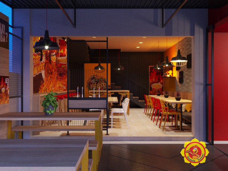 07e5cb3976 - Desain Rumah Makan Ruko - HD Wallpaper 