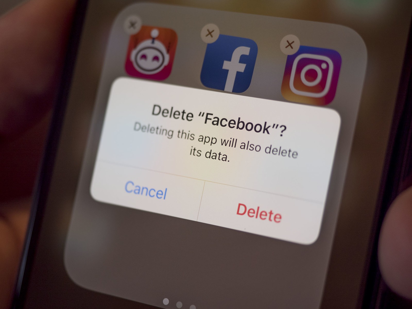Just Delete Facebook - HD Wallpaper 