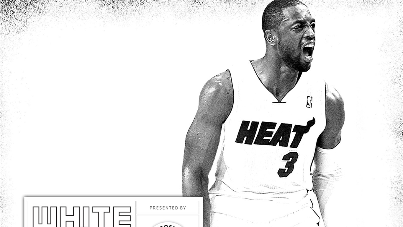 New White Hot-wade Wallpaper - Basketball Player - HD Wallpaper 