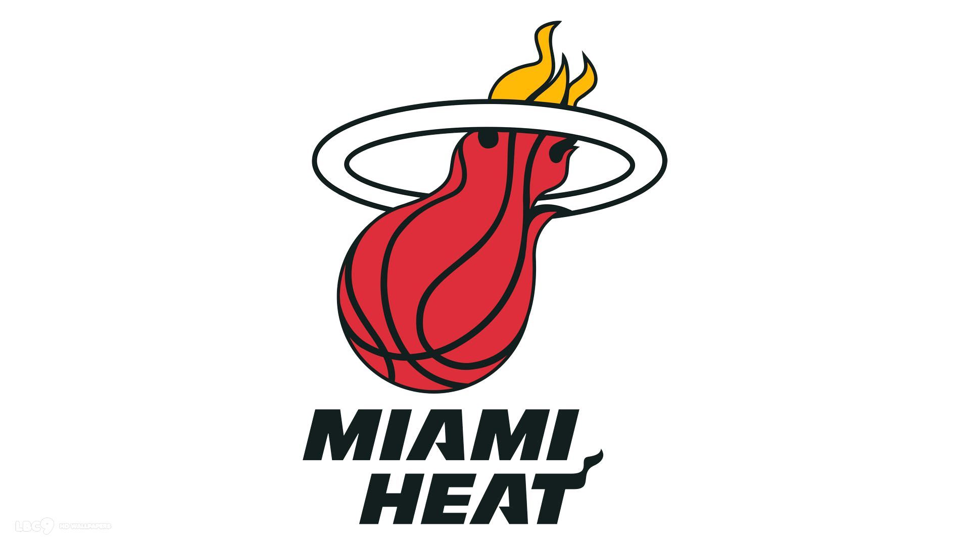 Miami Heat Logo Wallpaper Hd - HD Wallpaper 