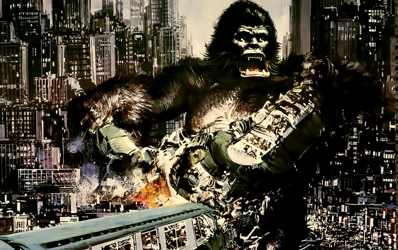 The Art Of King Kong Wallpapers - John Berkey Movie Poster Art - HD Wallpaper 