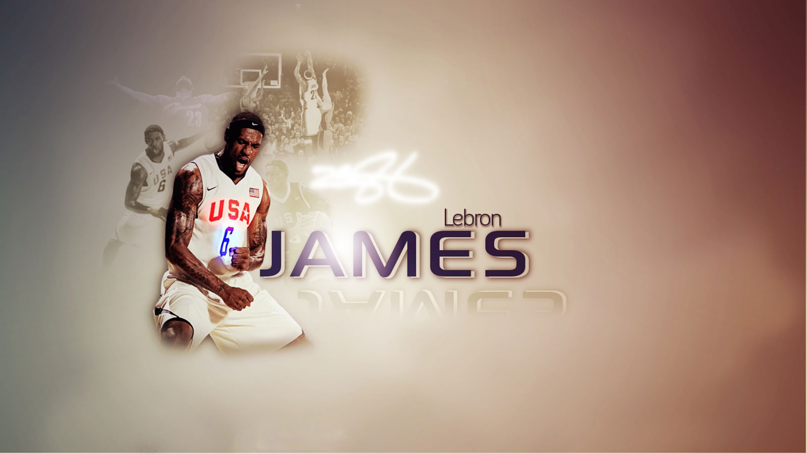 Lebron James Usa Team Wide Screen - Lebron James Usa Wallpaper Hd - HD Wallpaper 