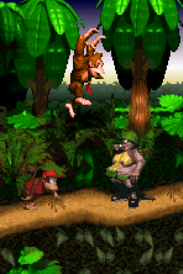 Donkey Kong Snes Gif 640x960 Wallpaper Teahub Io
