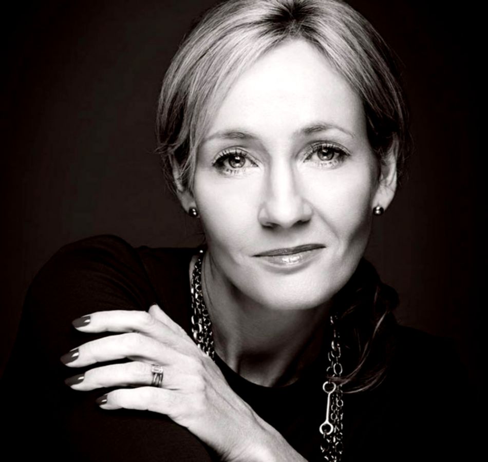 Be Inspired With These Rags To Riches Stories Of Famous - Jk Rowling Bw - HD Wallpaper 