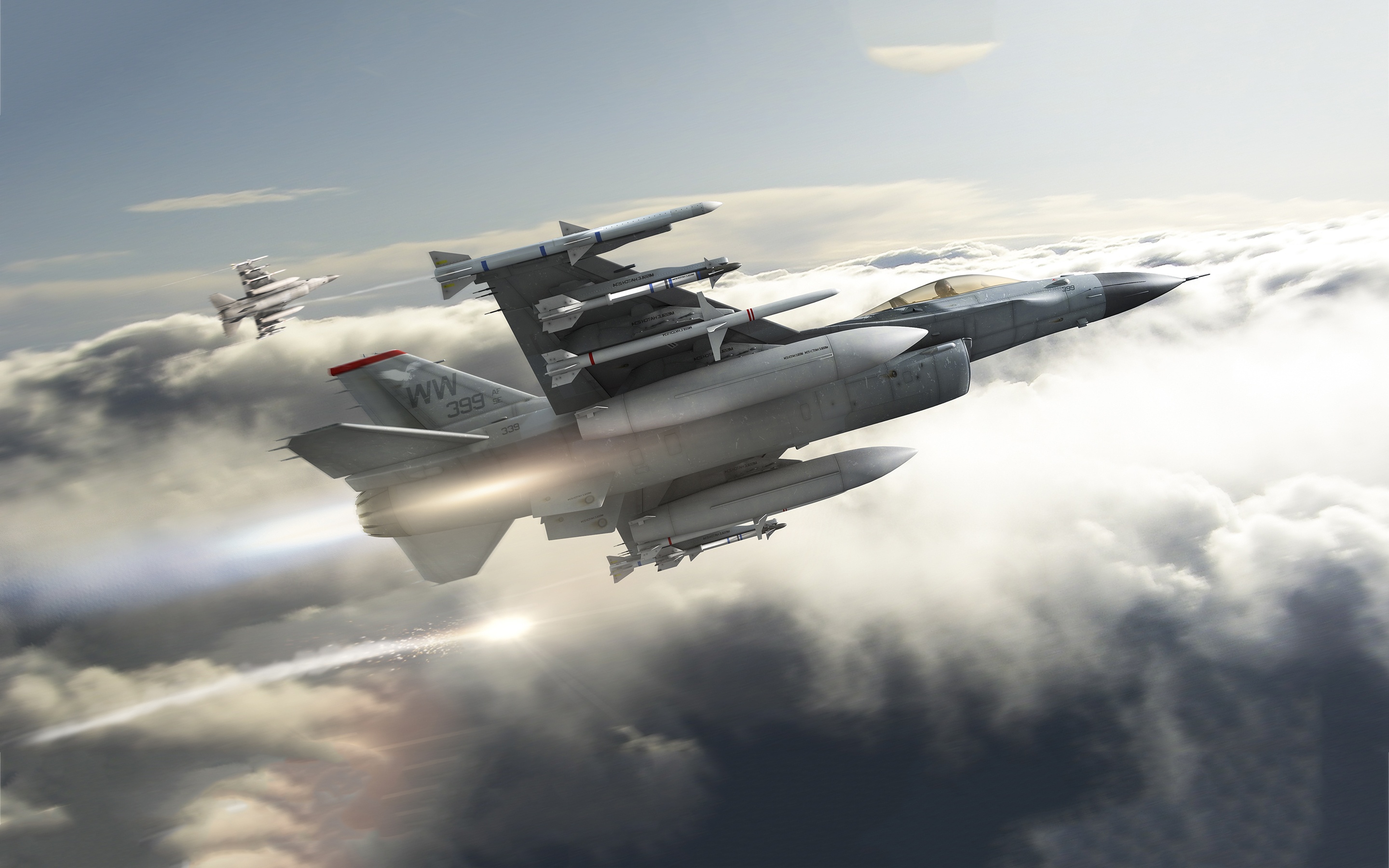 F 16 Background - HD Wallpaper 