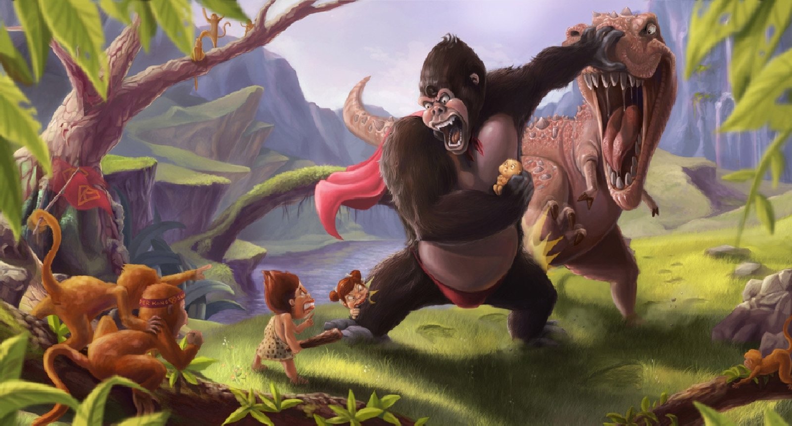 King Kong Vs Troll - HD Wallpaper 