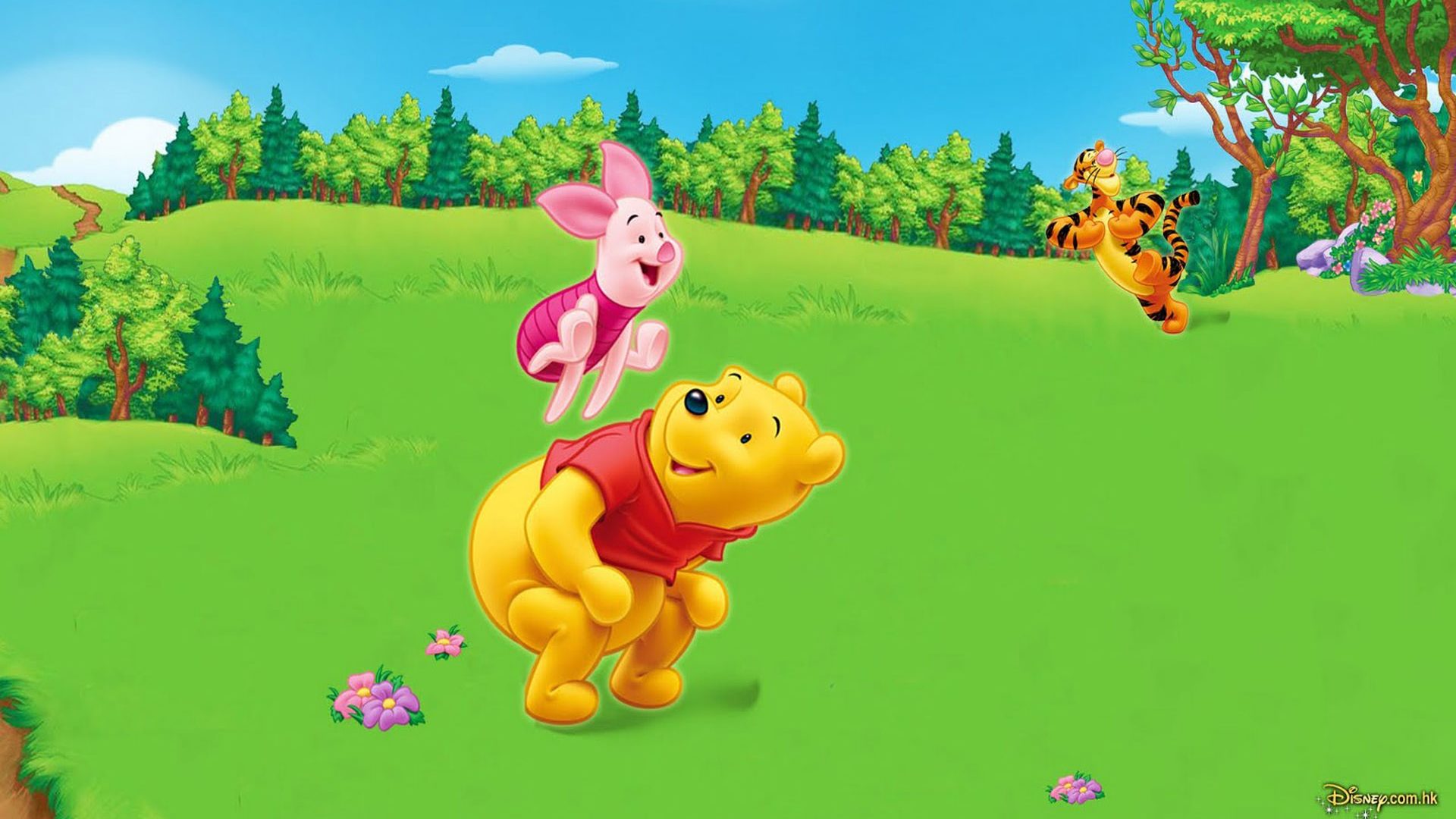 Disney Winnie The Pooh Background - HD Wallpaper 