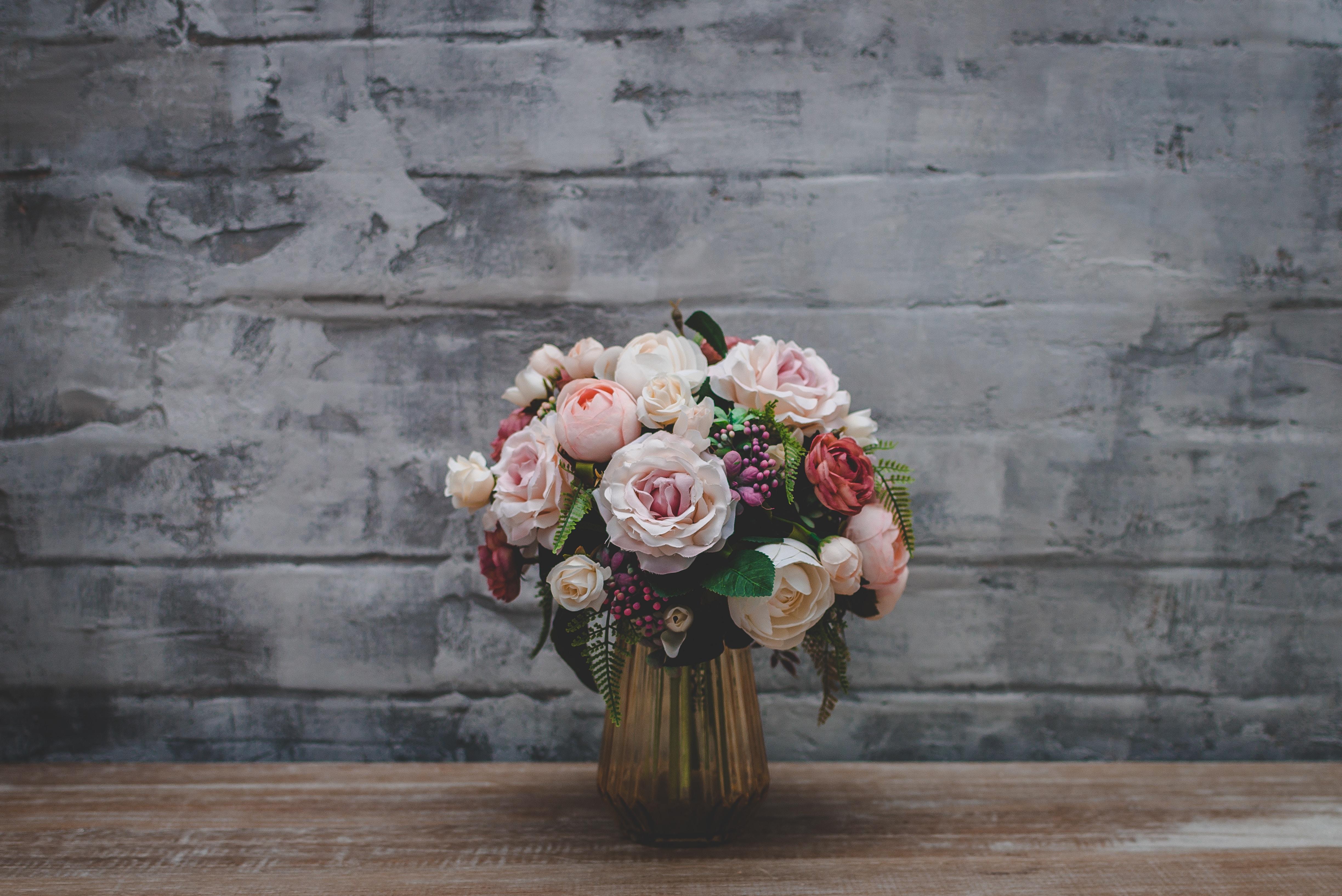 Mawar, Karangan Bunga, Bunga, Vas - Vase 4k - HD Wallpaper 