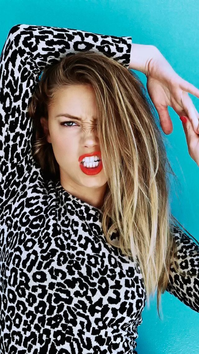 Amber Heard, Beauty, Blonde, 4k - Amber Heard Wallpaper 4k - HD Wallpaper 