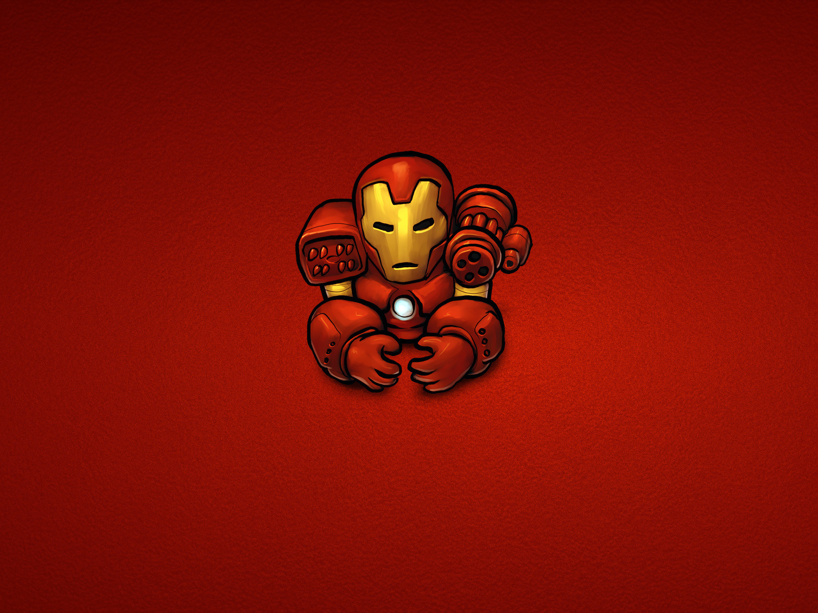 Minimalism, Iron Man, Comic, Steel, Marvel, Iron Man - Wallpaper - HD Wallpaper 