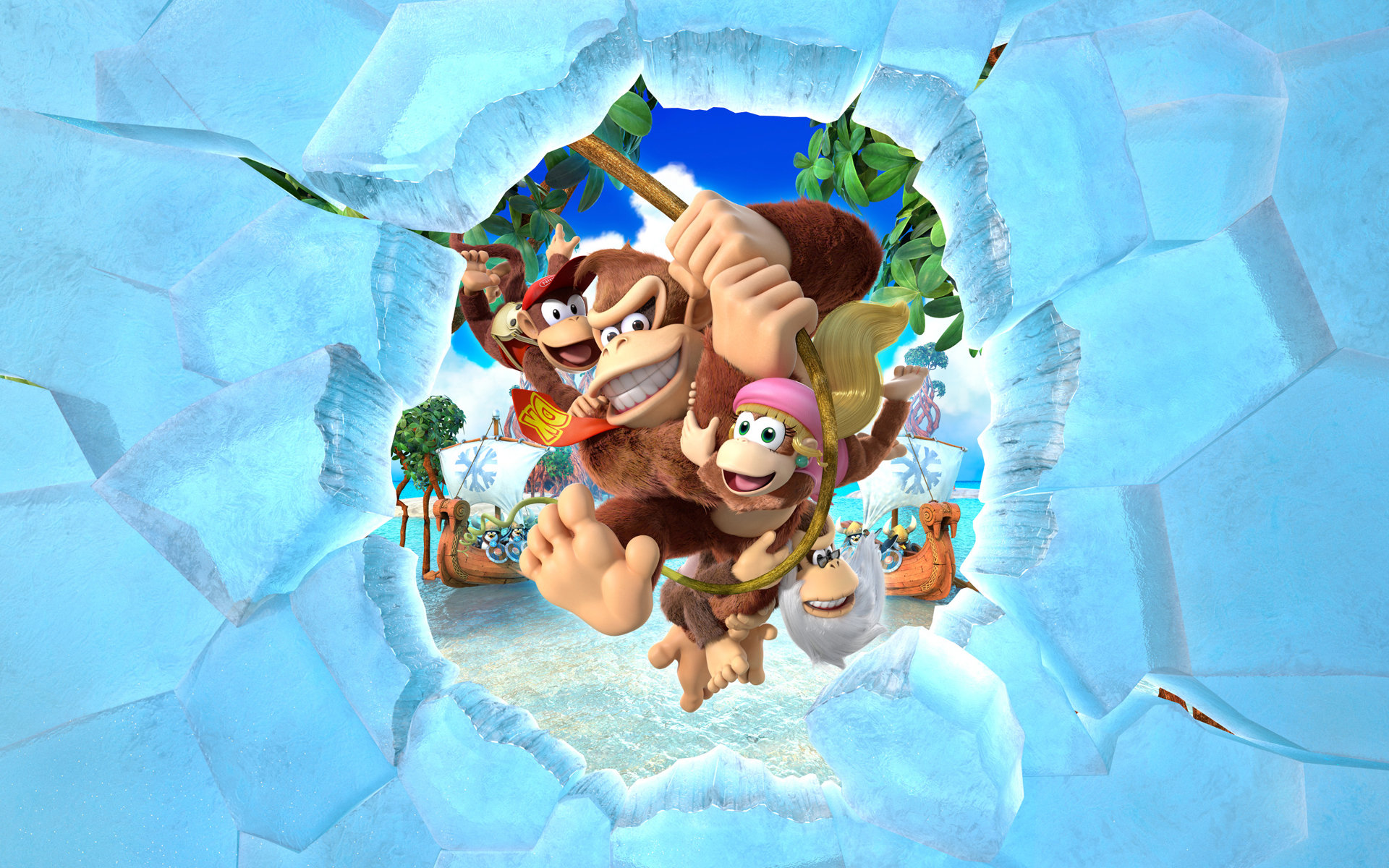 Best Donkey Kong Country - Donkey Kong Tropical Freeze - HD Wallpaper 