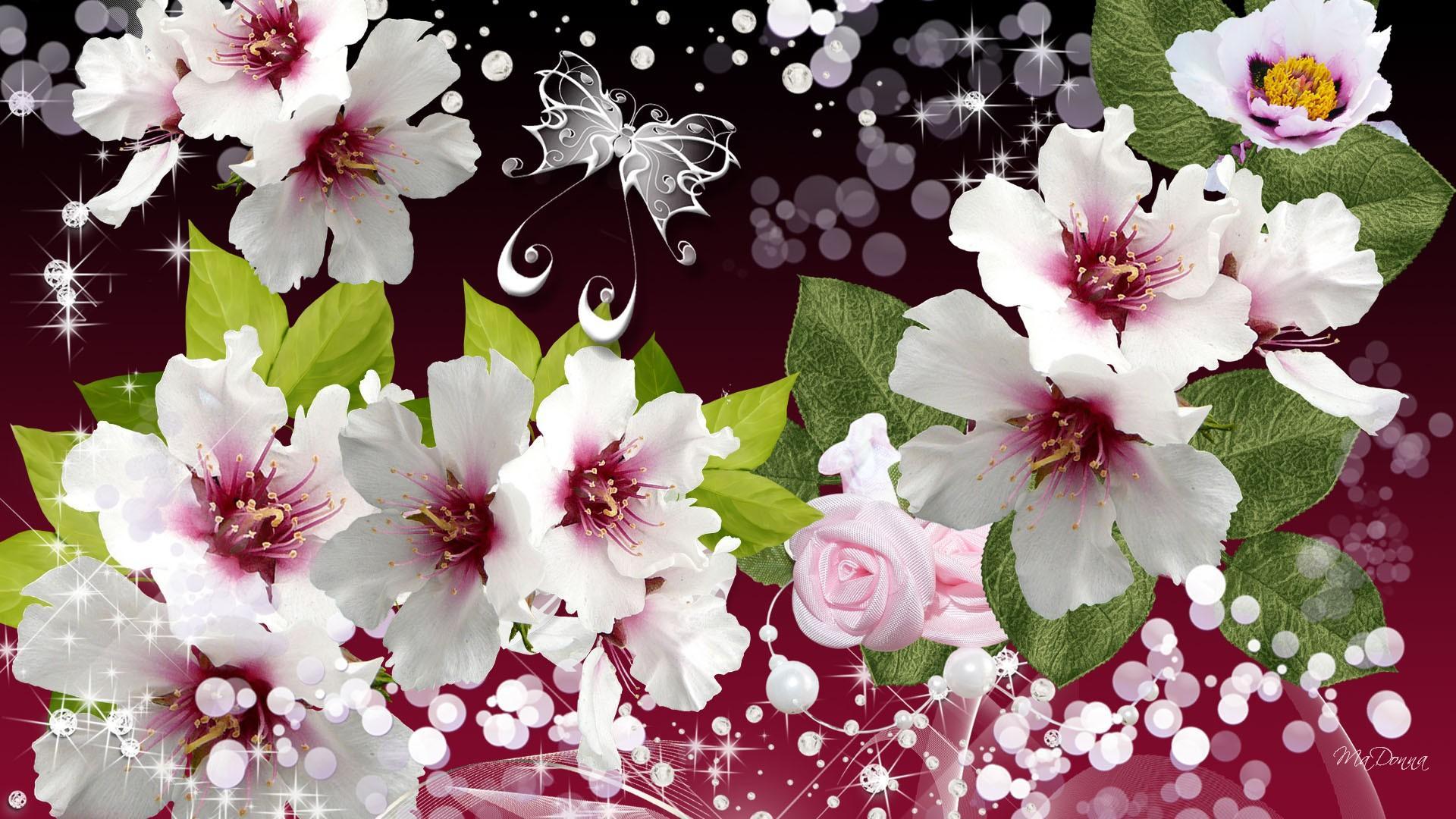 Luxurious Floral - Bunga Hd - HD Wallpaper 