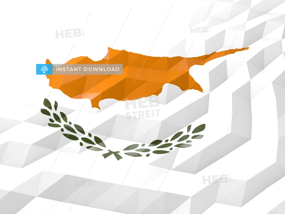 Flag Of Cyprus 3d Wallpaper Illustration - Flag Of Cyprus - HD Wallpaper 