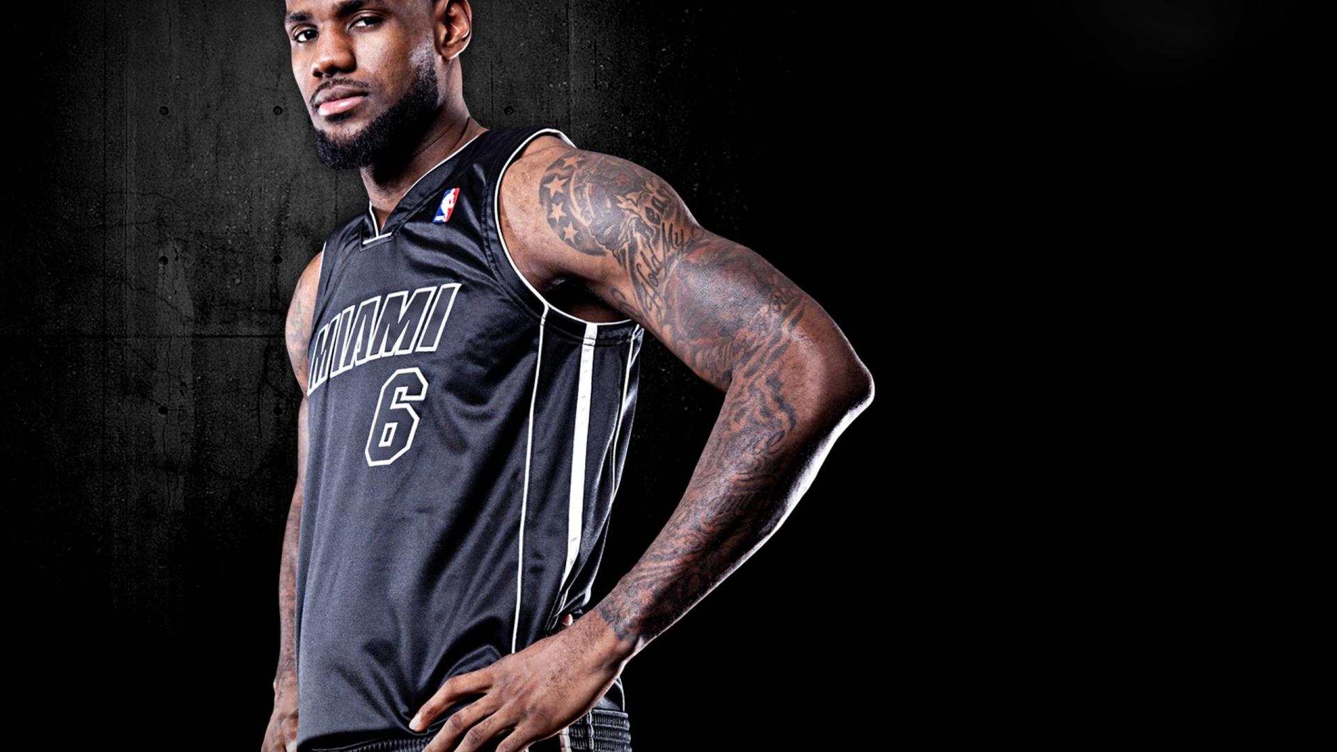 Lebron James Miami Heat Wallpaper 1080p - HD Wallpaper 