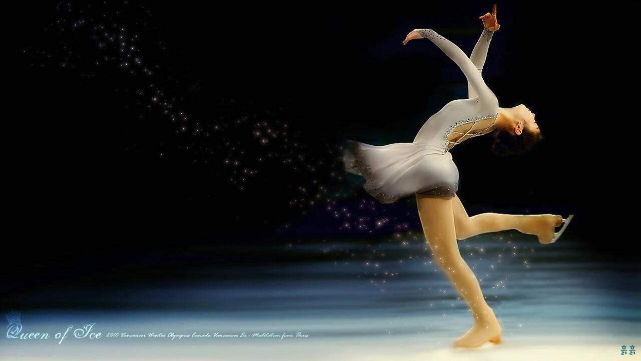 Kim Yuna Figure Skating - HD Wallpaper 