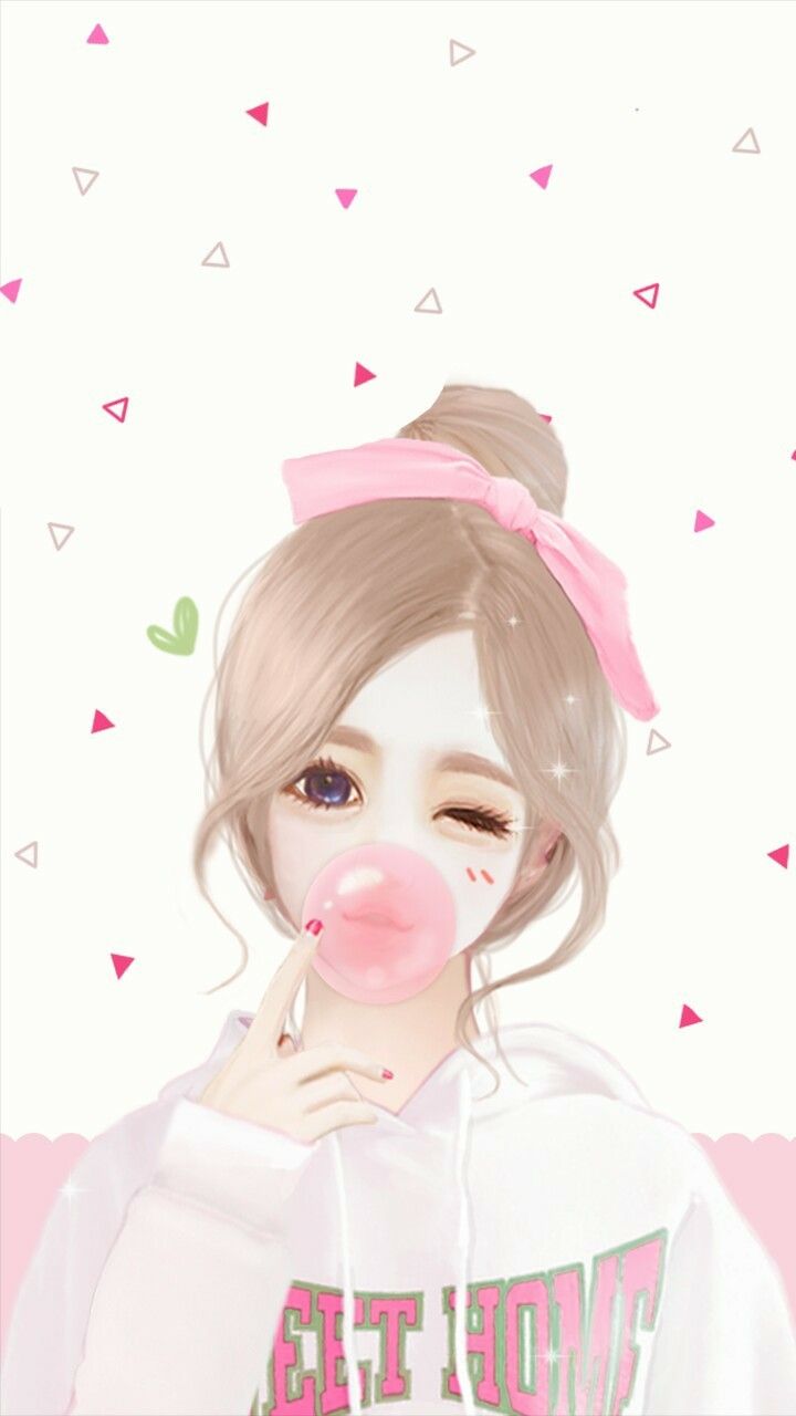 Cute Anime Korean Girl - 720x1280 Wallpaper Cute Anime Korean Girl - 720x1280 Wallpaper