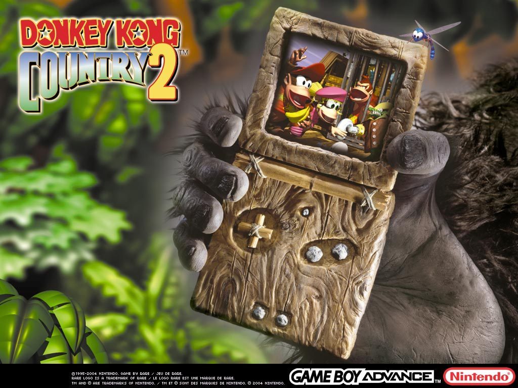 Dk Wallpaper - Donkey Kong Country 2 Diddy's Kong Quest Gba - HD Wallpaper 