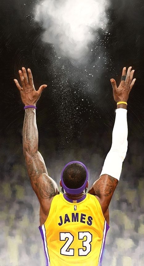 Lebron James Powder Lakers - HD Wallpaper 