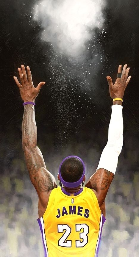 Lebron James Powder Lakers - 467x864 Wallpaper Lebron James Powder Lakers - 467x864 Wallpaper