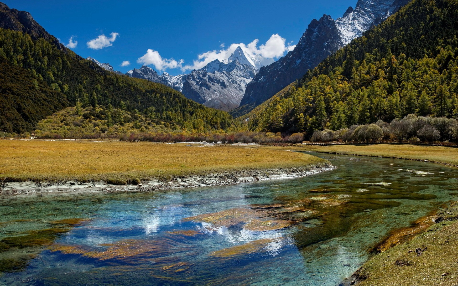 Cool Colorado Mountains Wallpaper - Yading - HD Wallpaper 