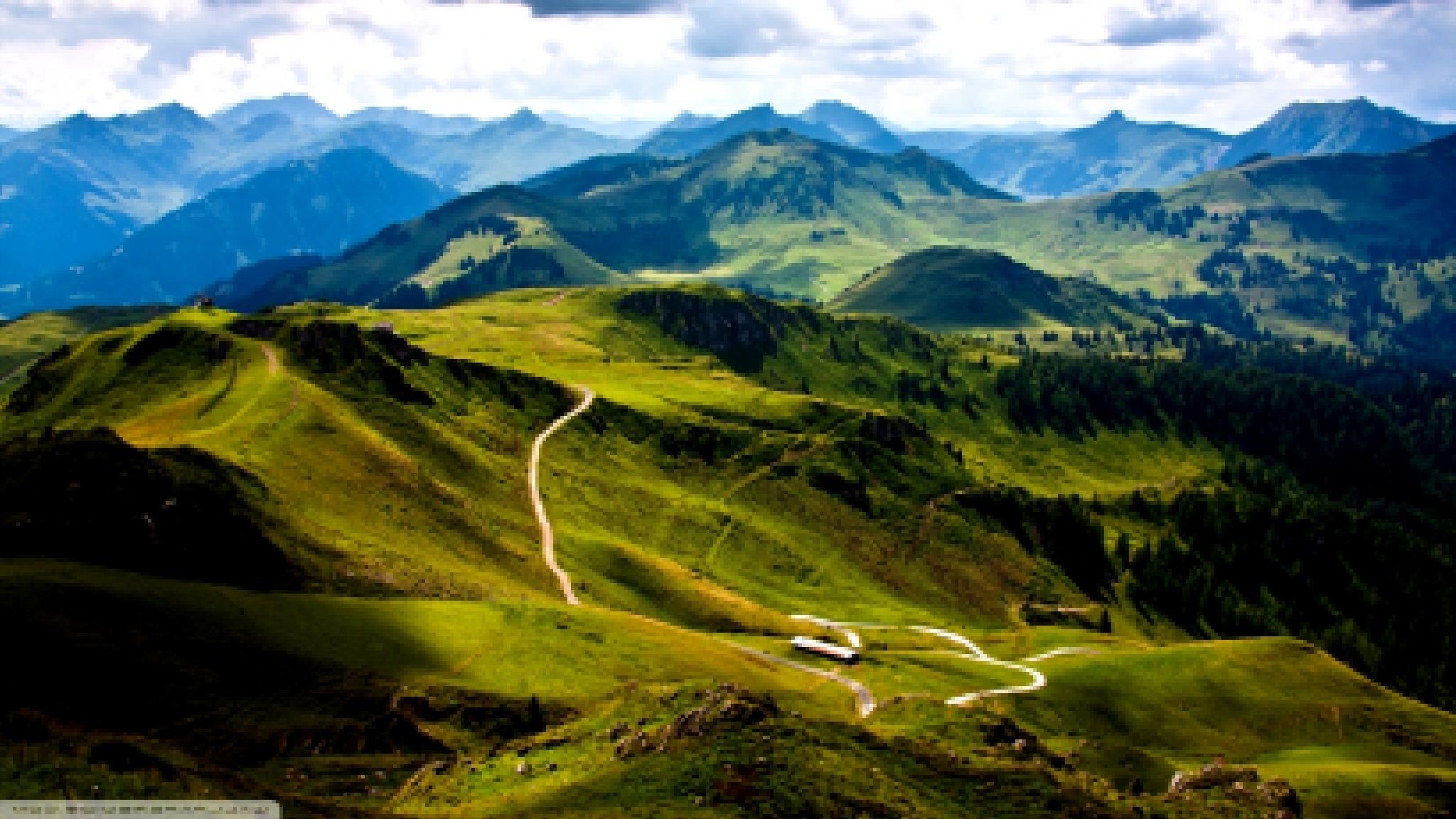 Wallpaper Tercantik - Oil Painting Landscape - HD Wallpaper 