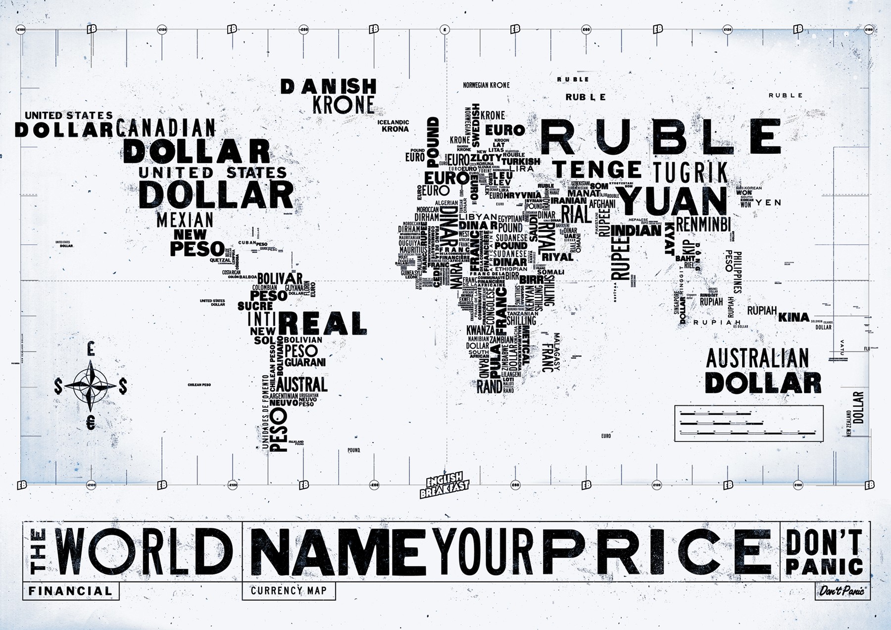 Wallpaper - World Map With Currency - HD Wallpaper 