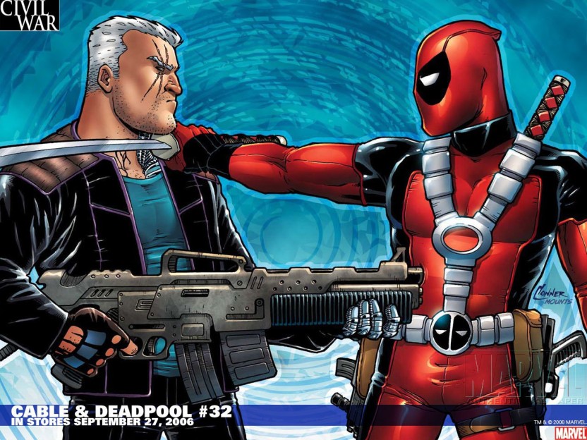 Deadpool And Cable Png - HD Wallpaper 