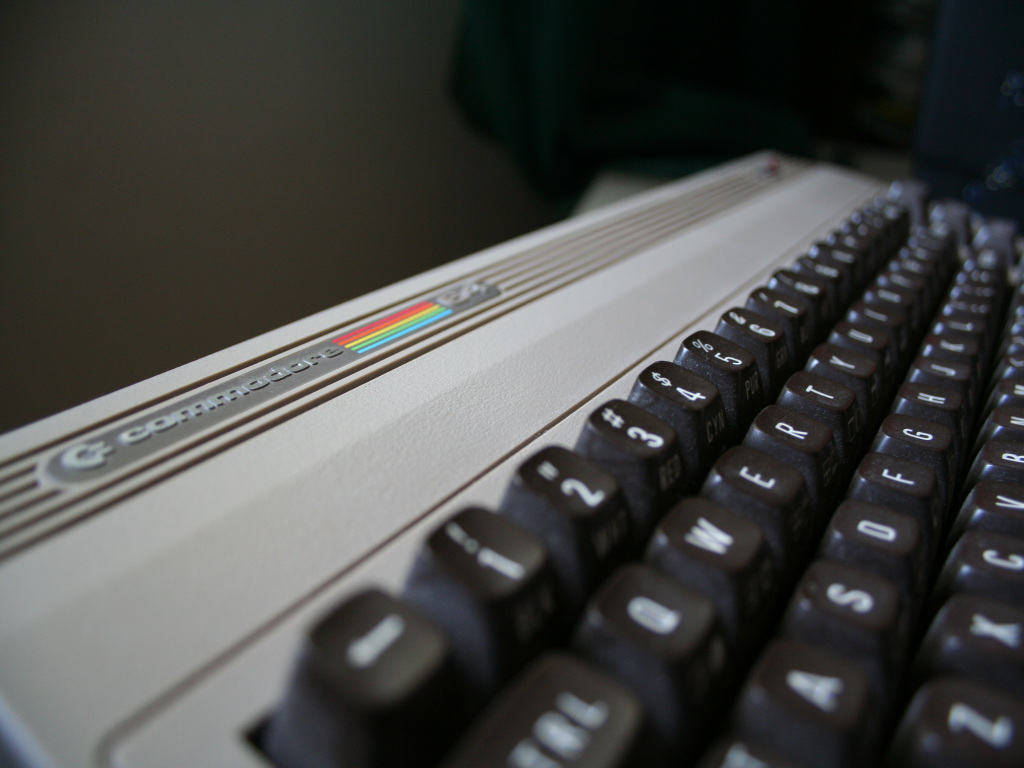 Closeup C64 - HD Wallpaper 