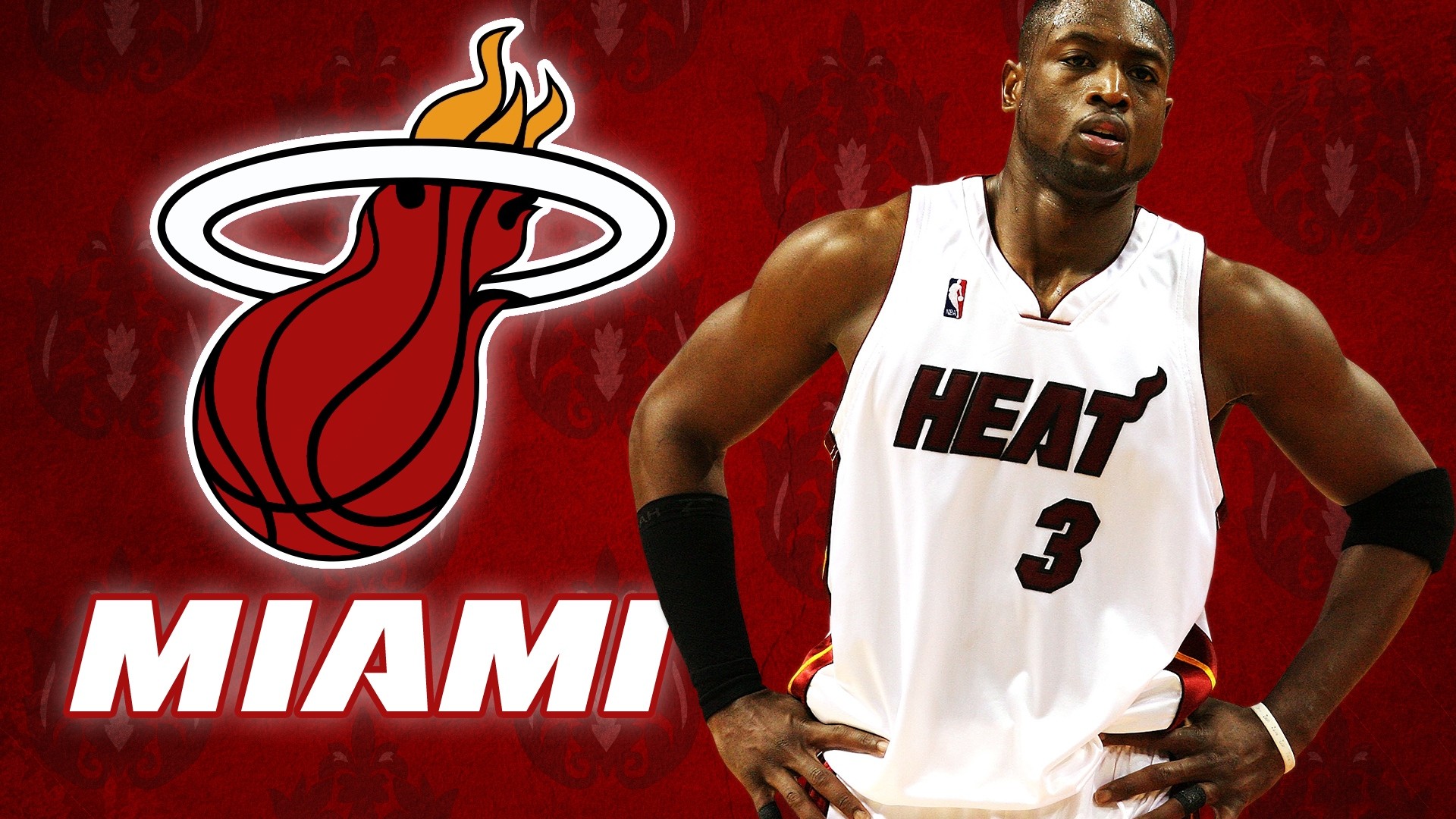 Miami Heat Wallpaper Hd Backgrounds Download Hd Background - Miami Heat - HD Wallpaper 