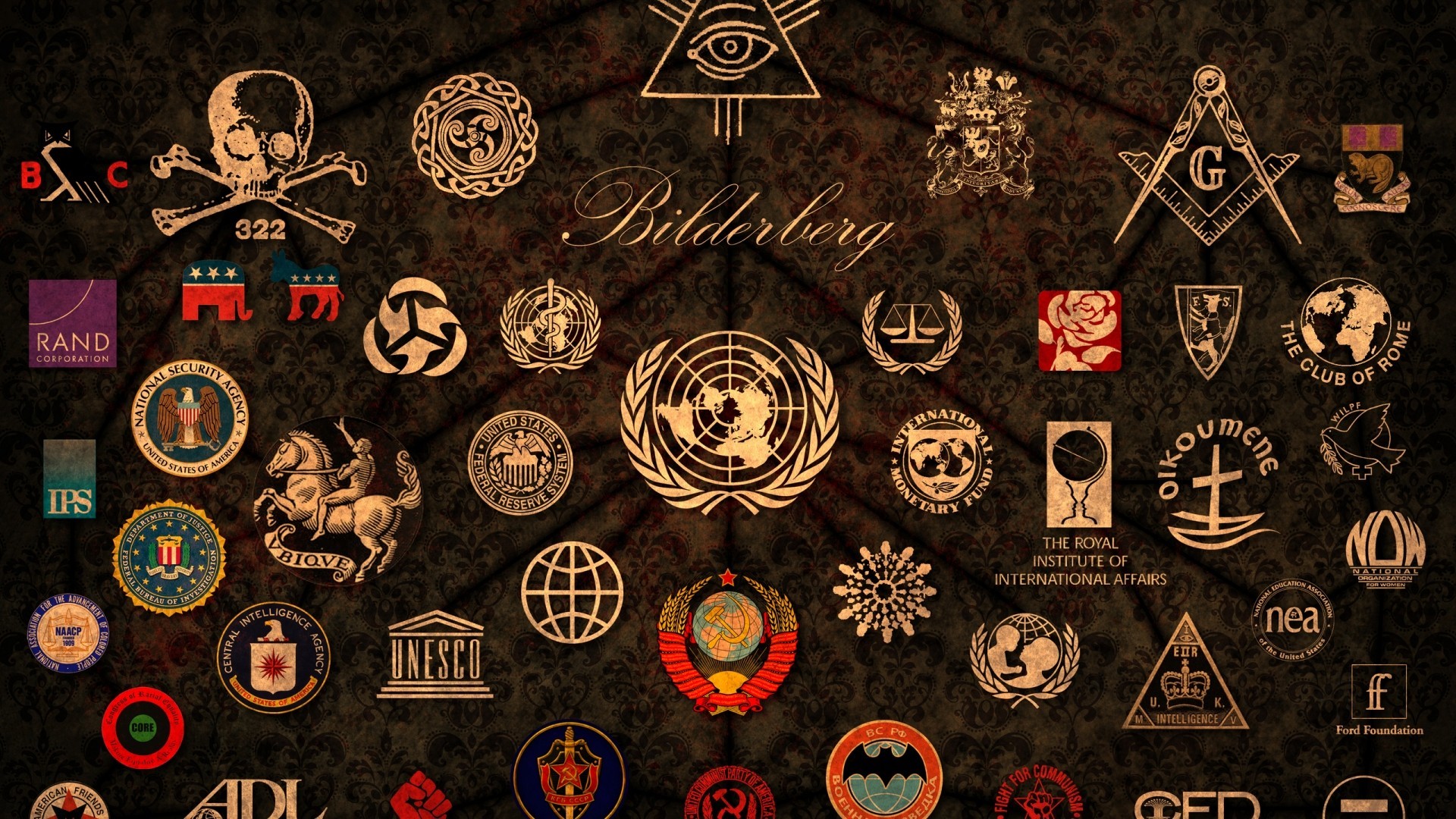 Media Conspiracy & Manipulation - Illuminati World - HD Wallpaper 