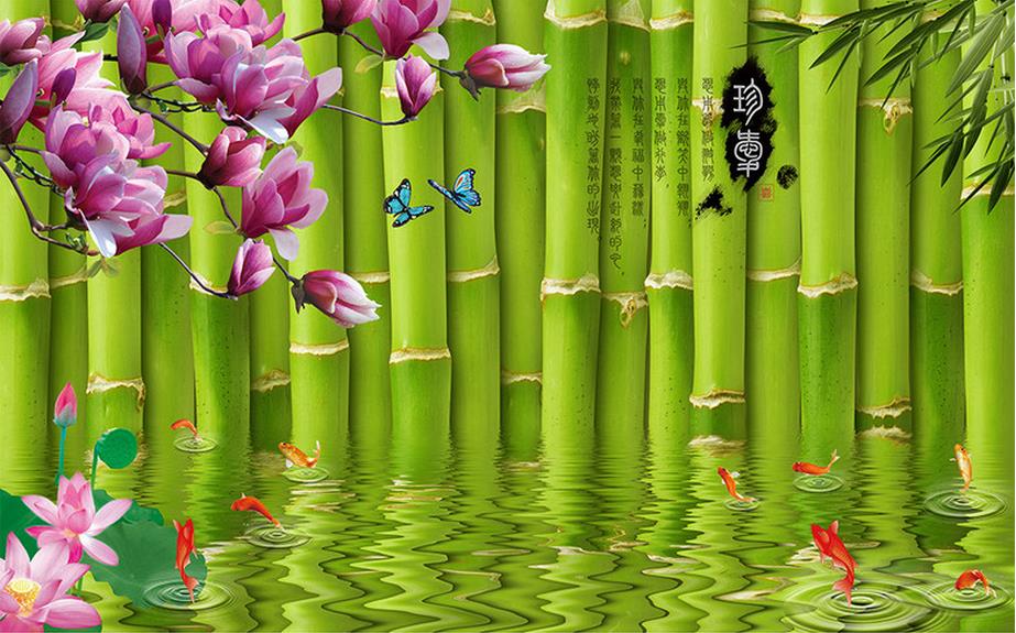 Bamboo Flower - HD Wallpaper 