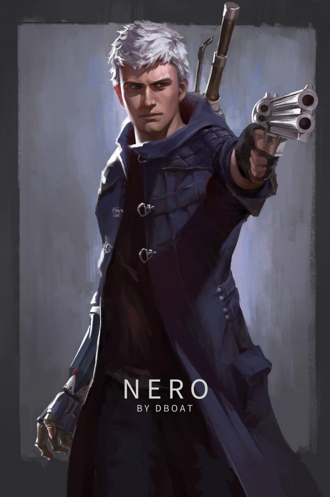 Devil May Cry 5, Nero, Anime Style - Nero Wallpaper Dmc 5 - HD Wallpaper 