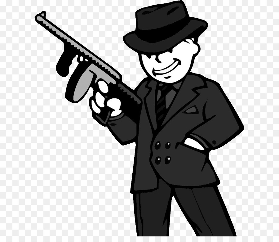 Portable Network Graphics Desktop Wallpaper Transparenz - Vault Boy Gangster - HD Wallpaper 