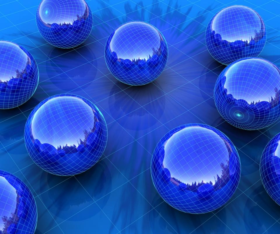 Blue Balls - HD Wallpaper 