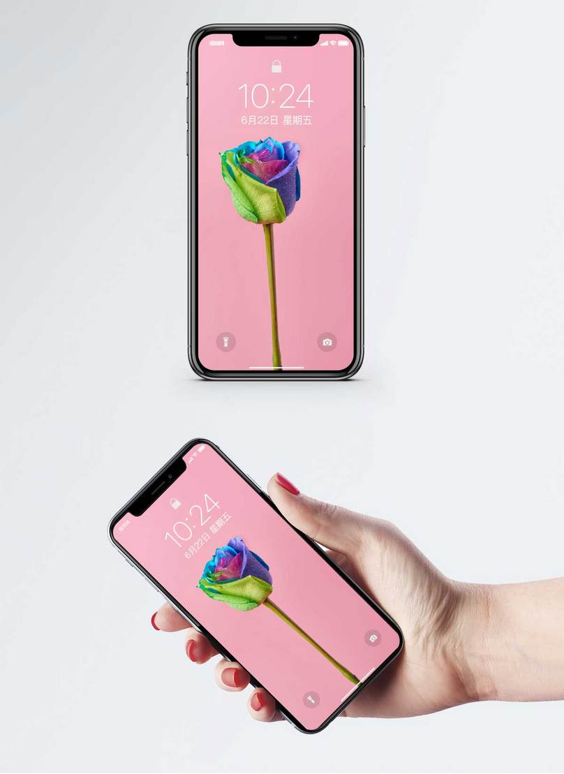 Wallpaper Bunga Mawar Warna - Hình Nền Bùa May Mắn - HD Wallpaper 