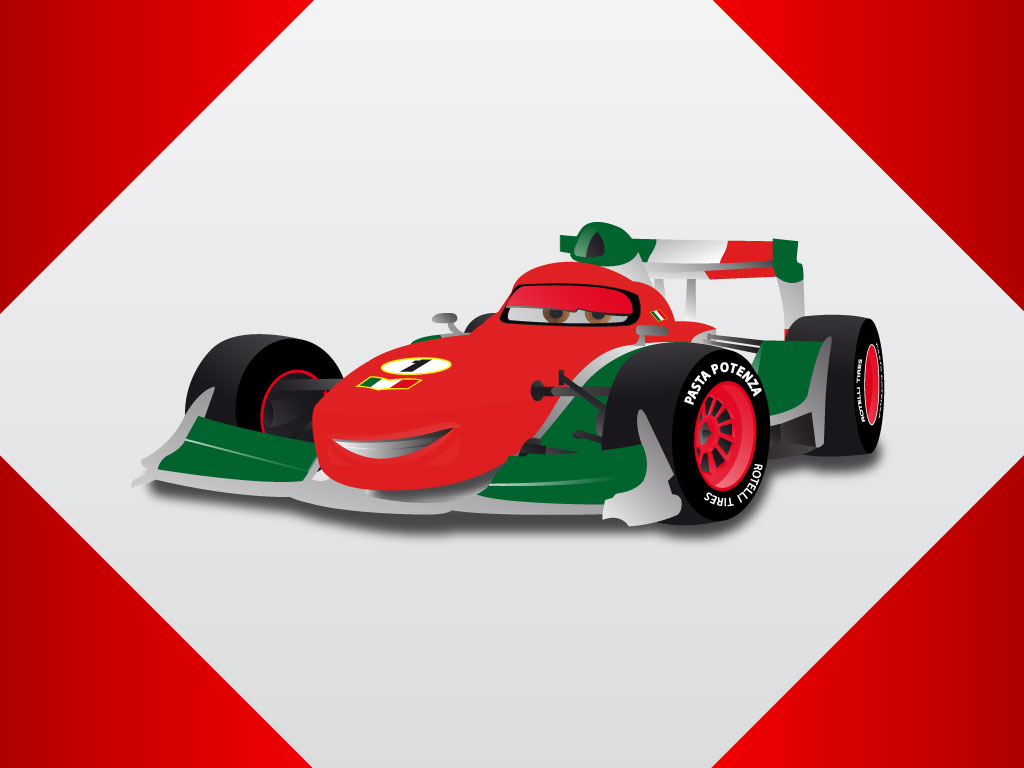 Cartoon Race Cars Wallpaper Hd Iphone - Francesco Bernoulli Vector - HD Wallpaper 