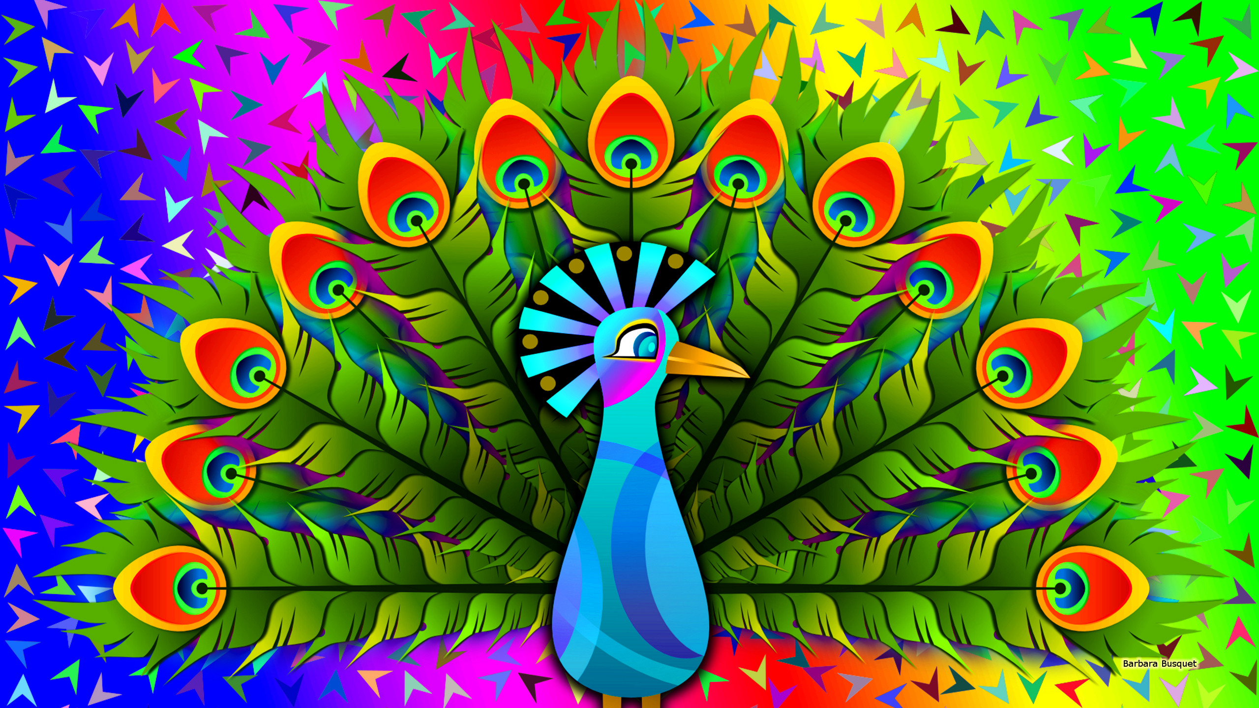 Transparent Background Peacock Clipart - HD Wallpaper 