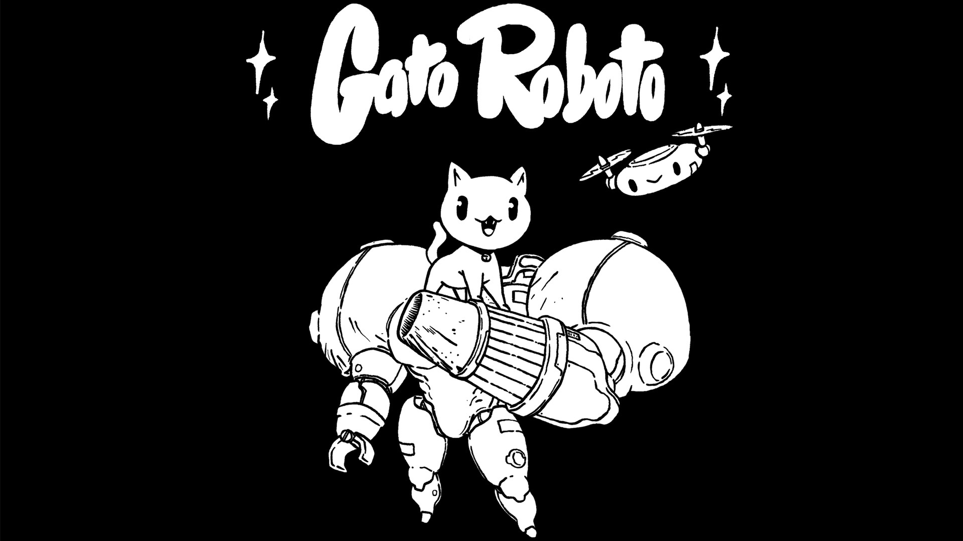 Gato Roboto Title - Gato Roboto Switch - HD Wallpaper 