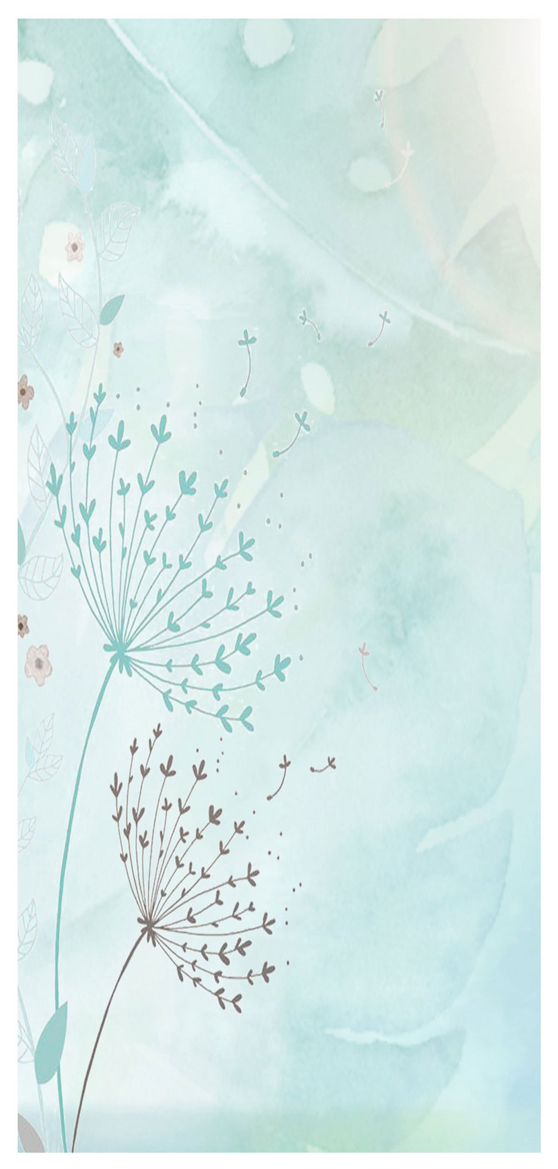 Tumbuhan Segar Kecil Mudah Alih Wallpaper - Floral Design - HD Wallpaper 