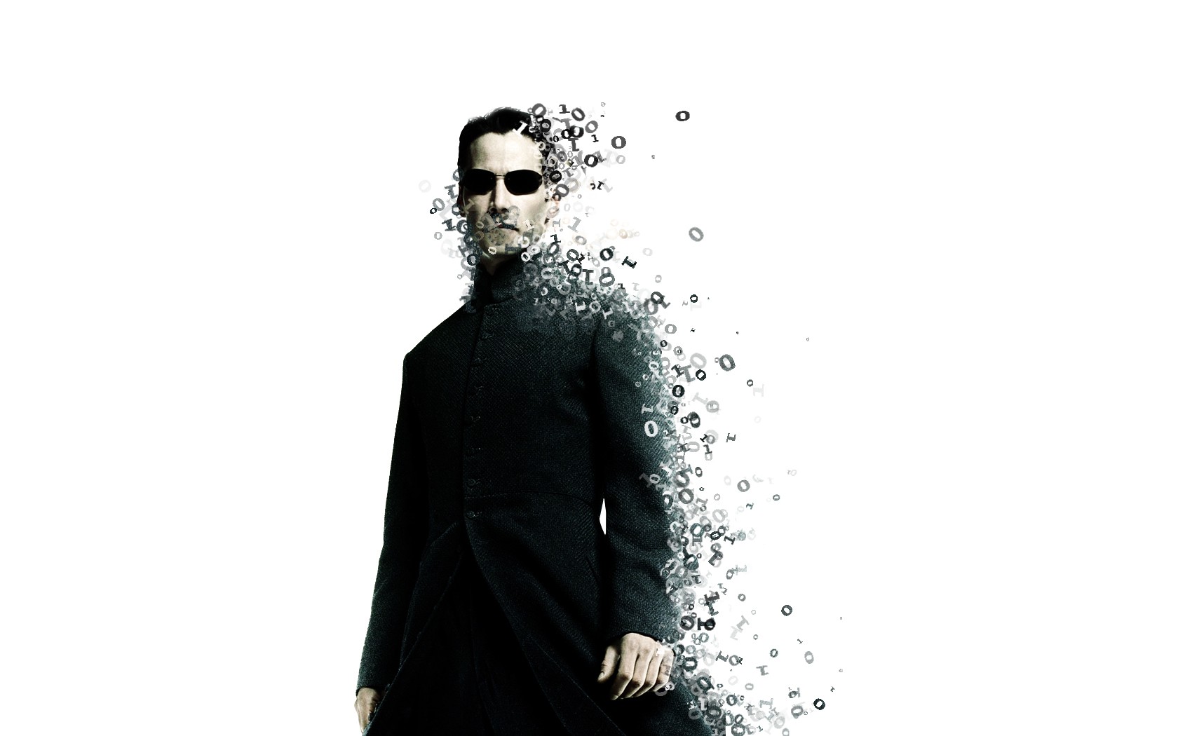 Wallpaper - Neo Matrix Transparent - HD Wallpaper 