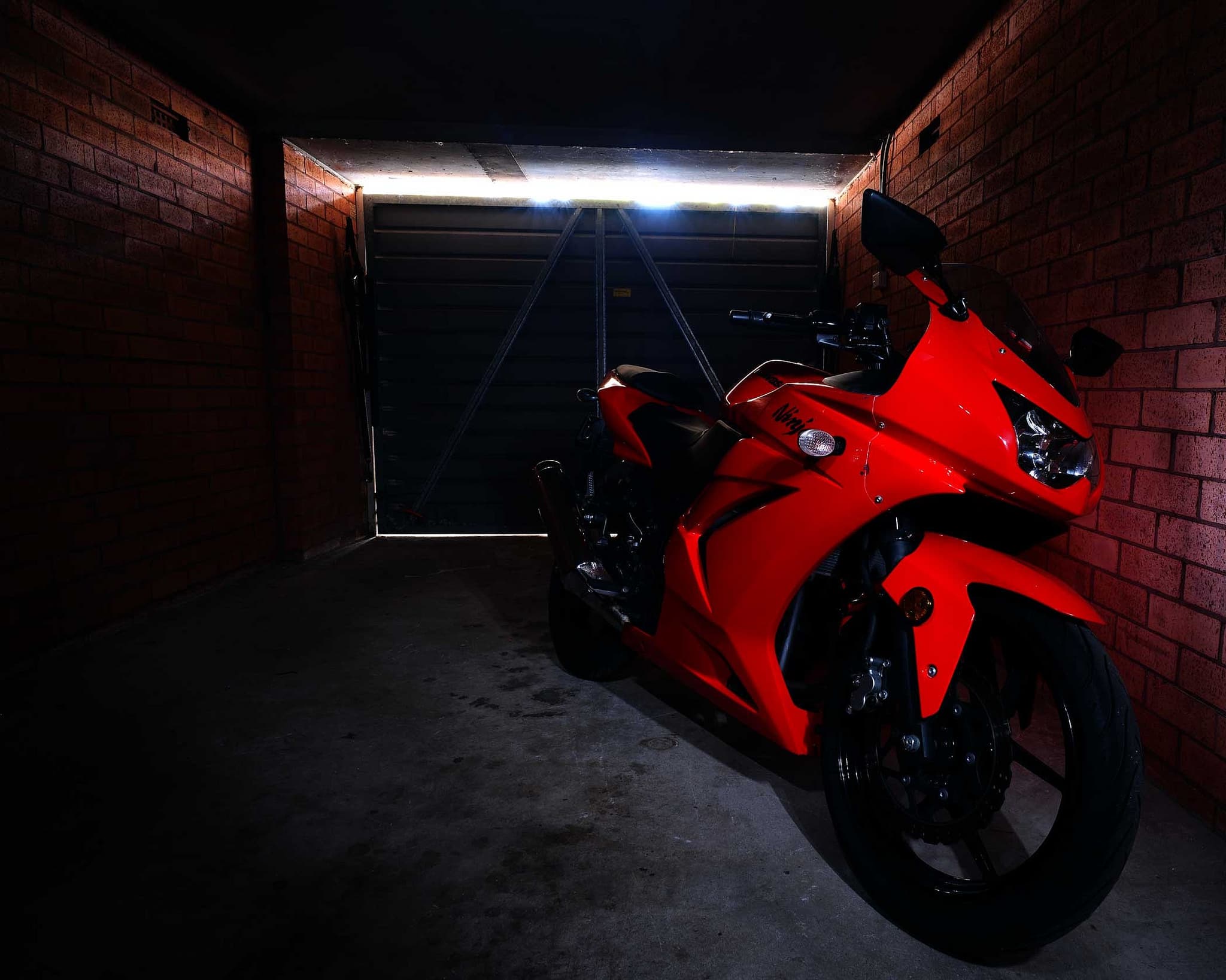 2012 Kawasaki Ninja 250 Red - HD Wallpaper 