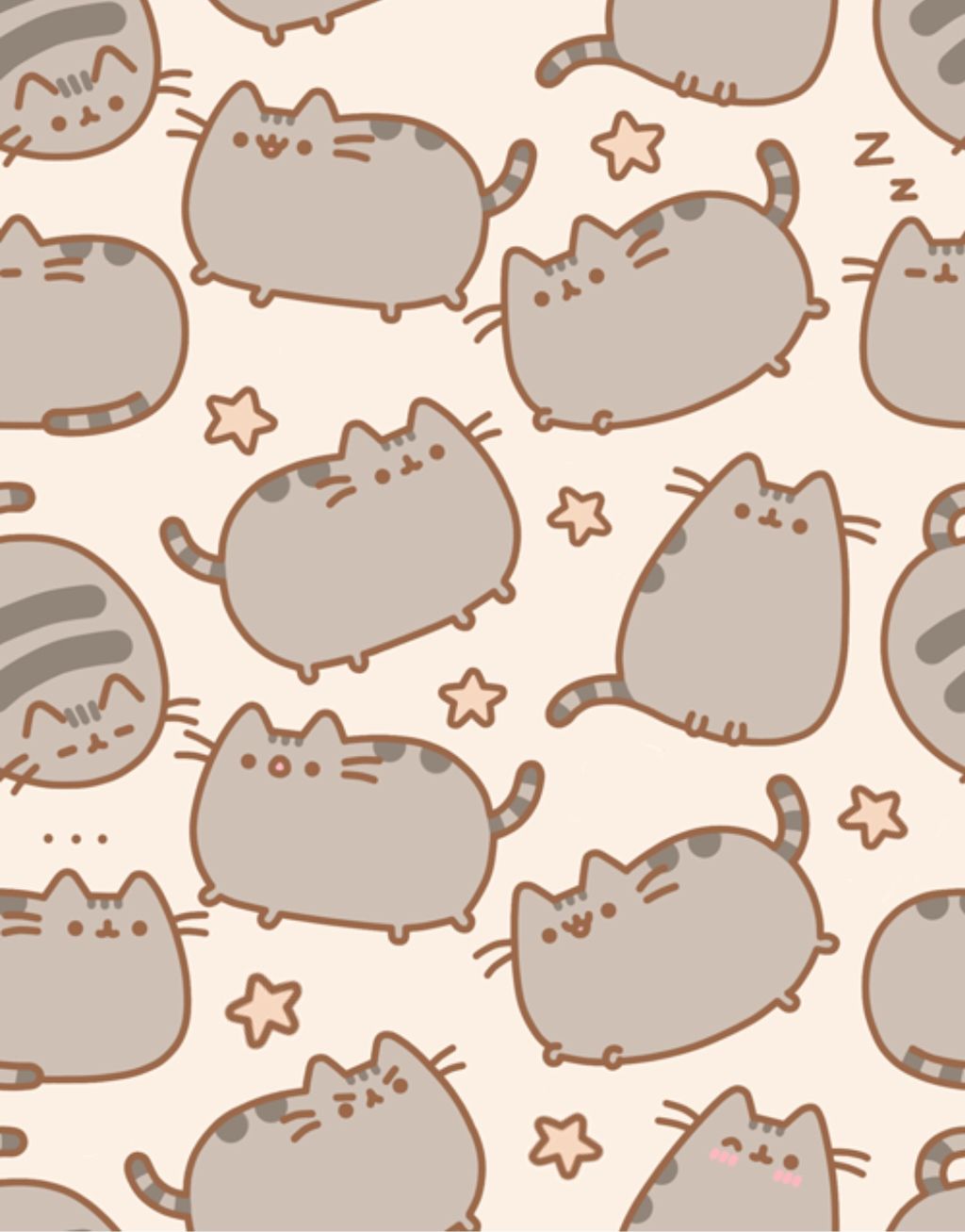 #pusheen #wallpaper #star #cat #gato #pusheenthecat - Fondos De Pantalla Hd Pusheen - HD Wallpaper 