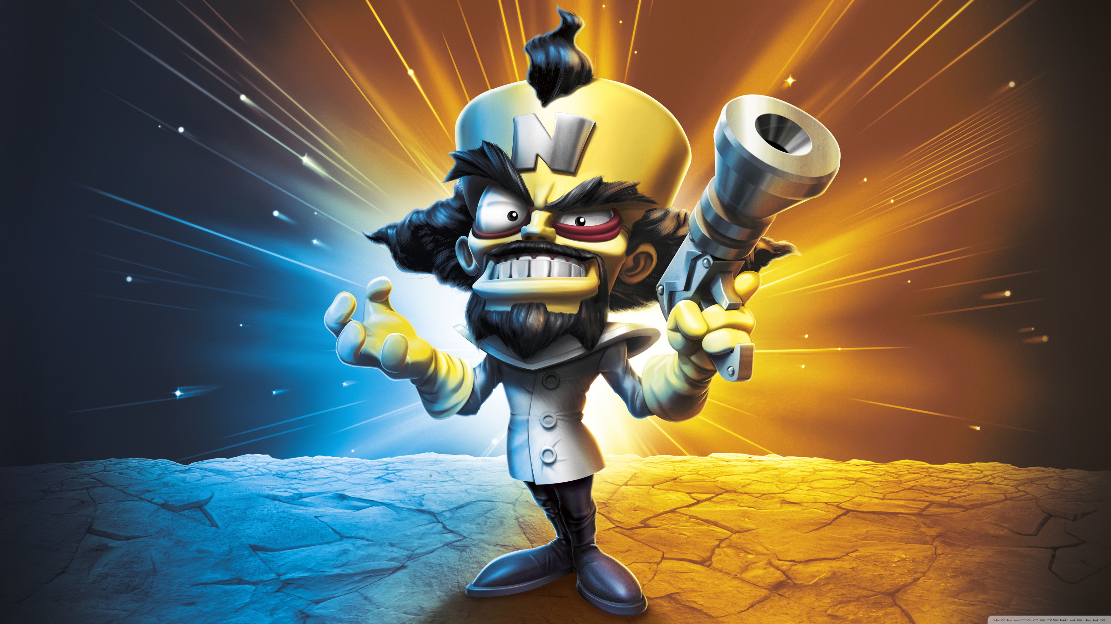 Crash Bandicoot And Dr Neo Cortex - HD Wallpaper 