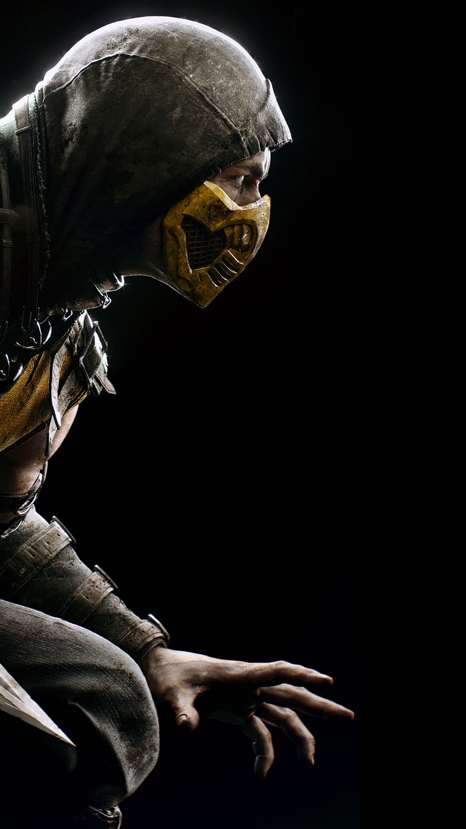 Wallpaper Mortal Kombat X, Scorpio, Ninja, Pose - Mortal Kombat X Wallpaper Iphone - HD Wallpaper 