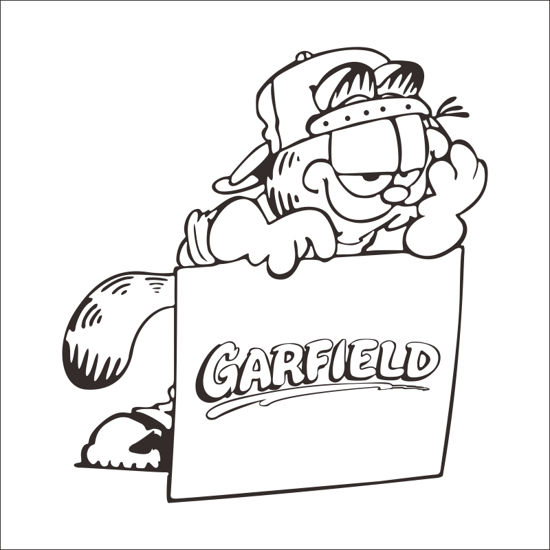 Cartoon Garfield Cat - HD Wallpaper 